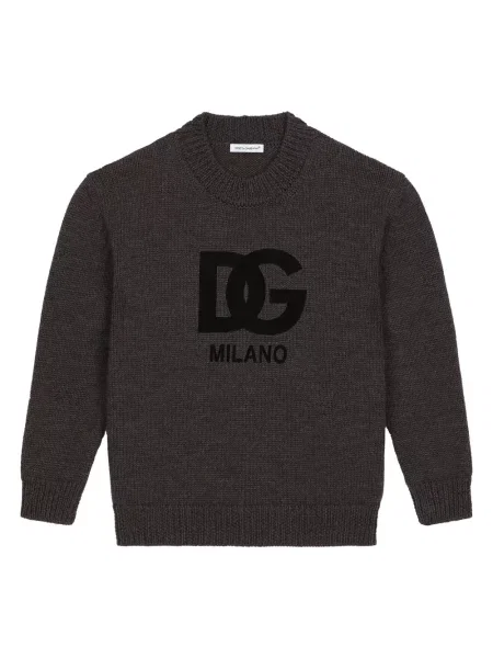 Sweter dziecięcy Dolce And Gabbana szary