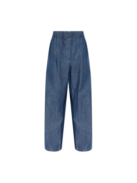 Spodnie Jil Sander niebieskie