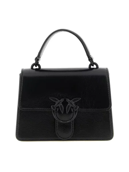 Mała mały torebka skórzana Pinko czarna