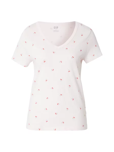 GAP Tricou verde pastel / roșu pepene alb