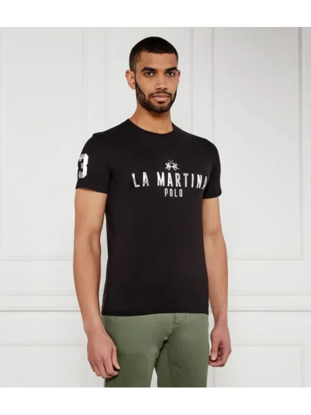 La Martina Tricou negru