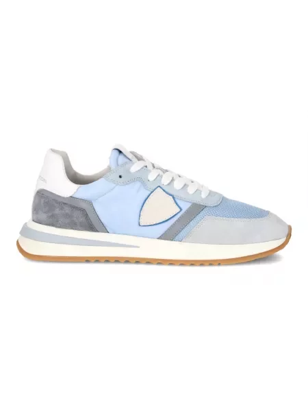 Buty do biegania Philippe Model skórzane do biegania niebieskie