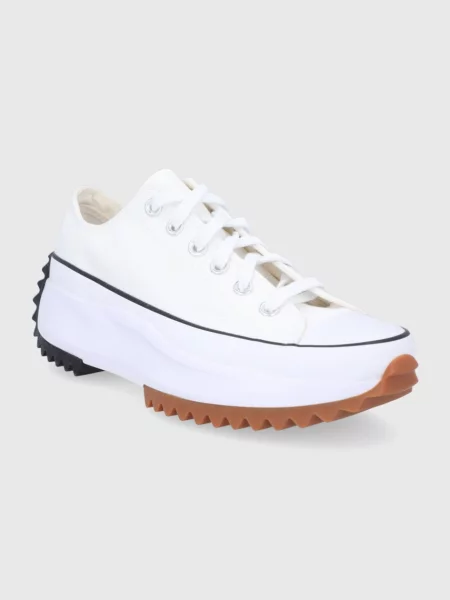 Sneakerși Converse alergare alb
