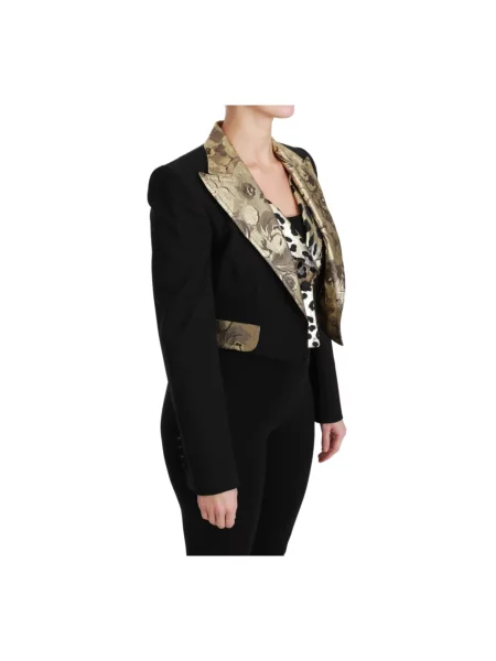 Marynarka Dolce And Gabbana żakardowa czarna