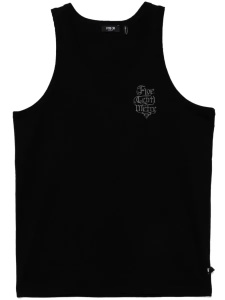 Риза Five Cm с принт черно