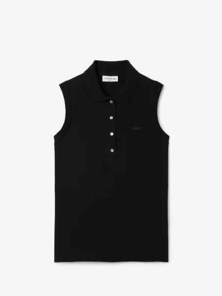 Поло Lacoste черное