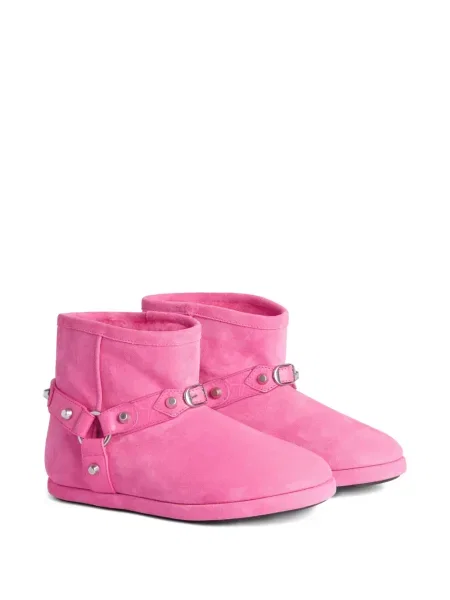 Botine Balenciaga cu tepi roz