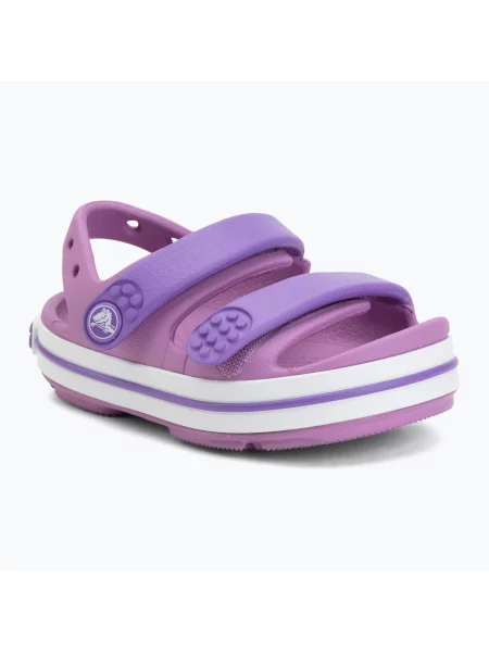 Gyermek szandálok Crocs Crocband Cruiser Toddler bubble. Méret: EU lila