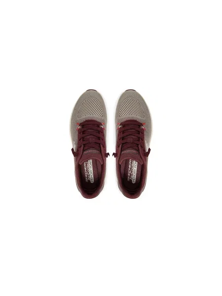 SKECHERS Nizke superge GLIDE-STEP siva / temno liila rjava