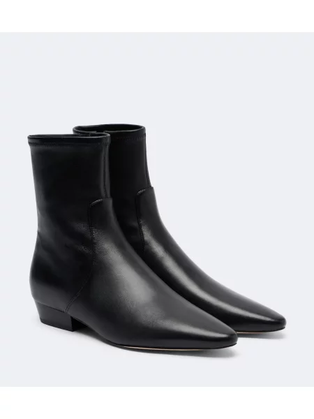 Cizme scurte Veronica Beard din piele negru