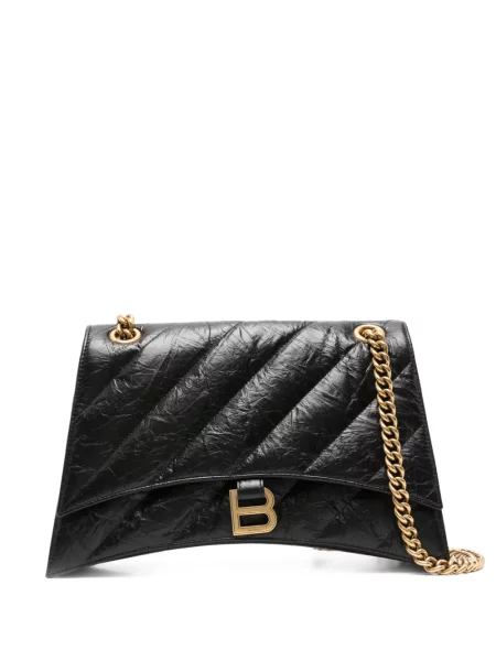 Geantă Balenciaga Crush negru