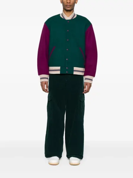 Veltinio striukė Acne Studios žalia