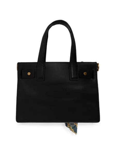 Кожена шопинг чанта Kurt Geiger London черно