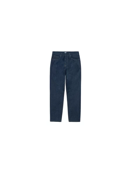 Jeansy Carhartt Wip z kieszeniami na zamek niebieskie