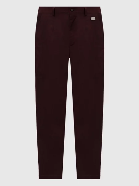 Штани з логотипом Dolce&gabbana бордові