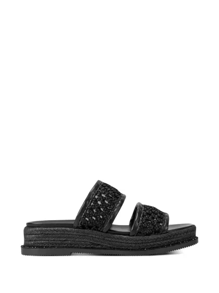 Espadrile Dkny cu platformă negru