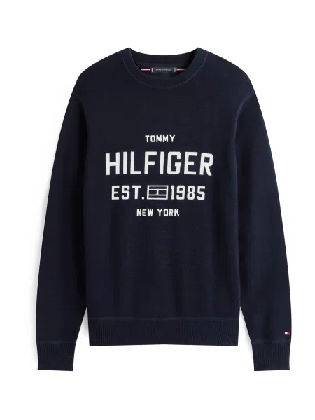 Pulover Tommy Hilfiger modra