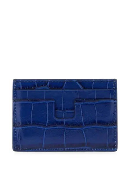 Portofel Tom Ford din piele albastru