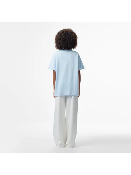 Футболка Lacoste голубая