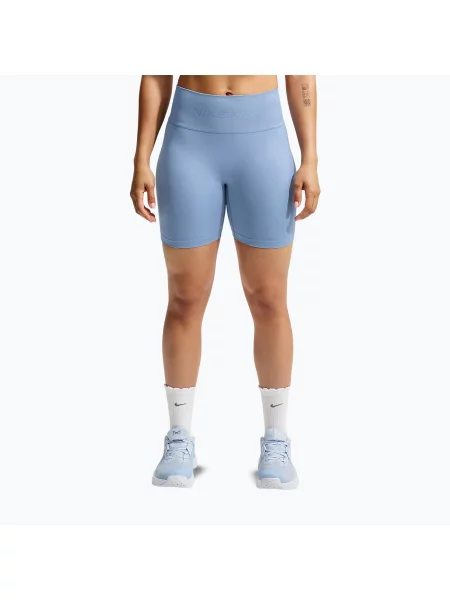 Pantaloni scurți de antrenament pentru femei Nike Pro Seamless work blue albastru