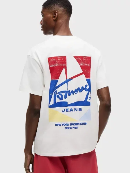 Футболка Tommy Jeans біла