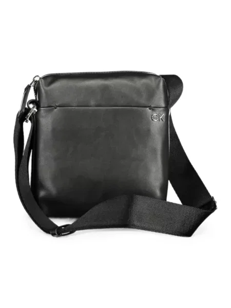 Crossbody taška Calvin Klein s autogramem černá