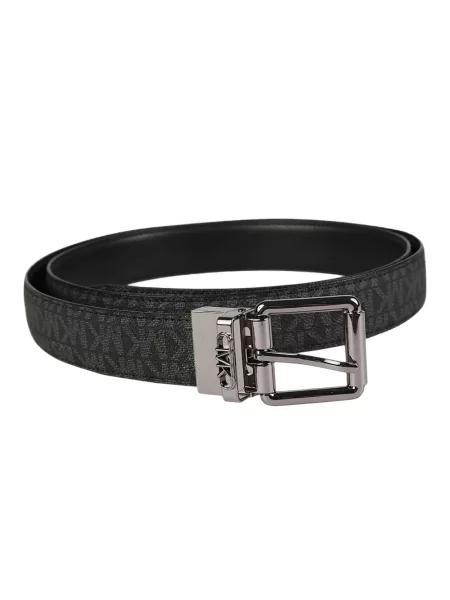 Curea Michael Kors cu imagine cu cataramă negru