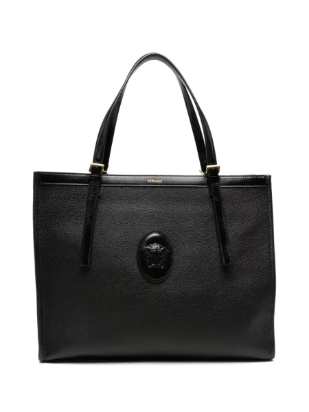 Geantă Versace din piele negru