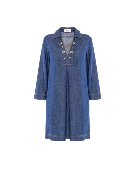 Sukienka jeansowa Nenette niebieska