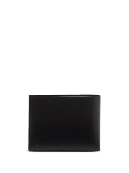 Iš natūralios odos piniginė Ferragamo juoda