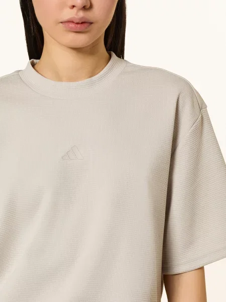 Adidas Koszulka Yoga Motion beige beżowa