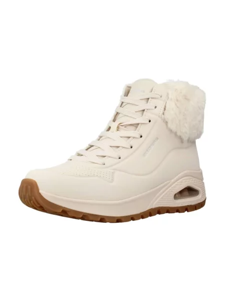 Botki Skechers beżowe
