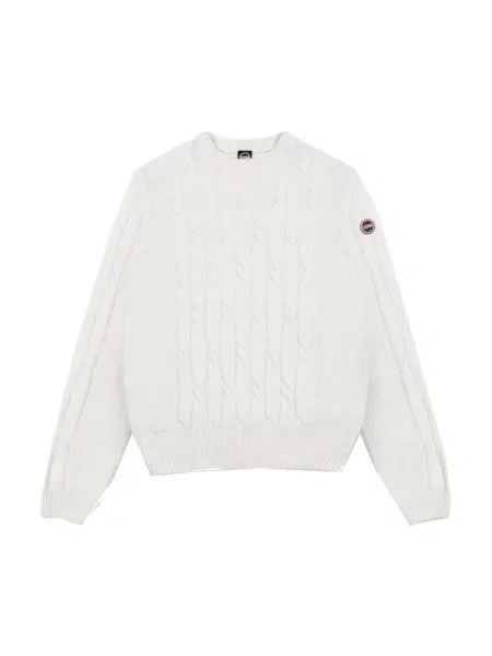 Sweter Colmar wełniany biały