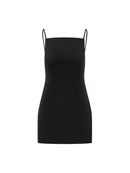 Mała sukienka mini Givenchy z krepy garniturowa czarna