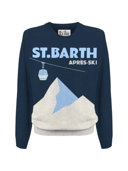 Пуловер Mc2 Saint Barth синьо