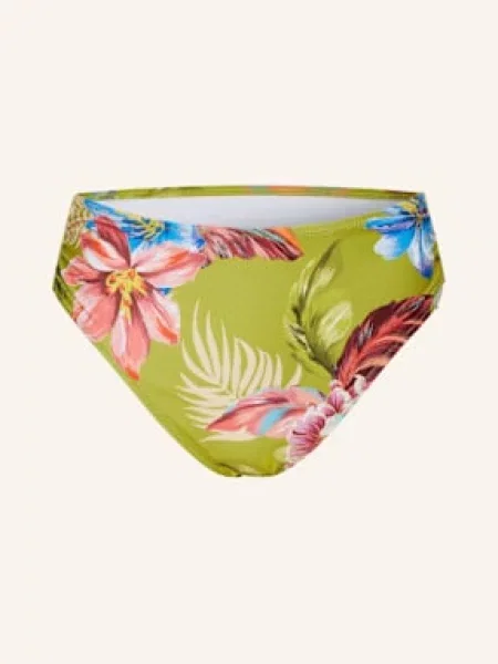 Lidea Spodnie Z Wysokim Stanem Botanic Burst gruen niebieskie