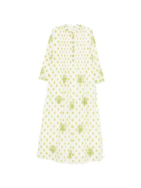 Sukienka midi Nimo With Love w kwiatki z nadrukiem biała