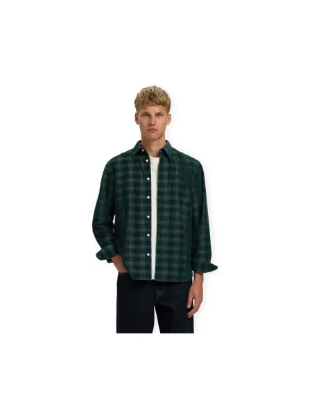 Cămașă Selected verde