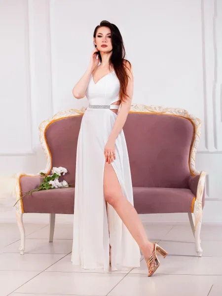 OnLady Сукня максі білий