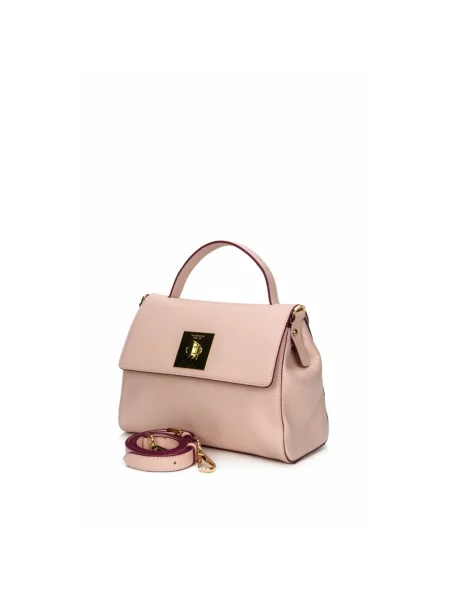 Сумка шкіряна TOSCA BLU рожева
