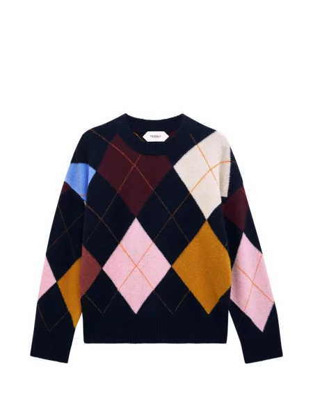 Pulover Pringle Of Scotland cu model argyle albastru