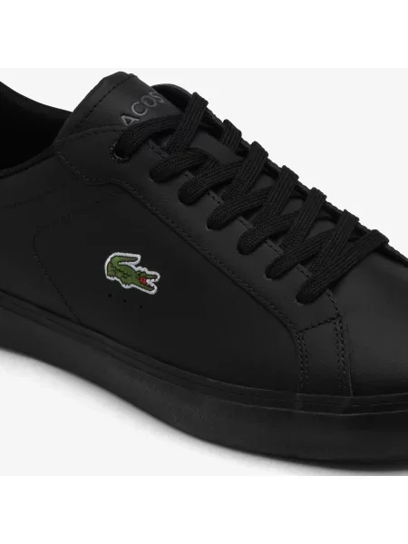 Lacoste Skórzane Sneakersy Powercourt czarny
