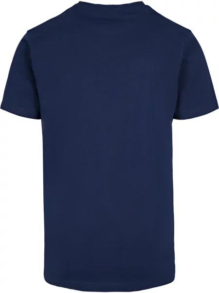 Mister Tee Tricou bleumarin / negru alb