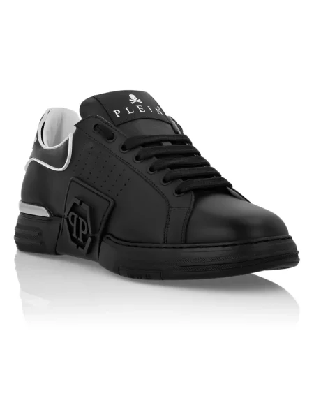 Philipp Plein sneakersy skórzane Phantom Kicks czarny
