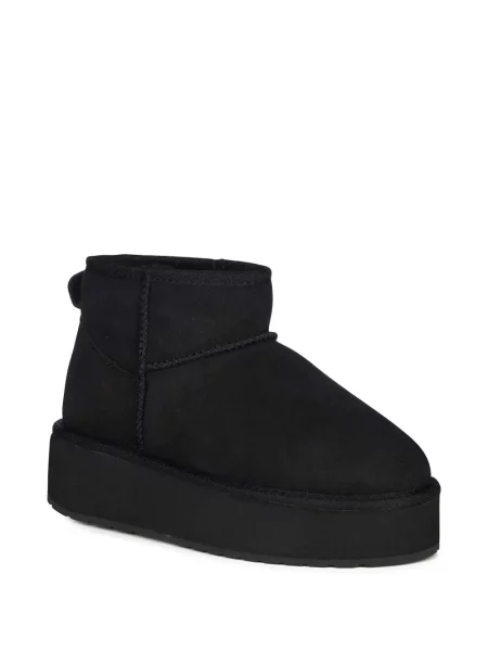 Botine Emu Australia din piele de oaie negru