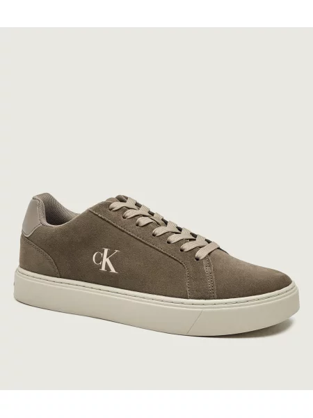 Calvin Klein Sneakers | piele întoarsă bej