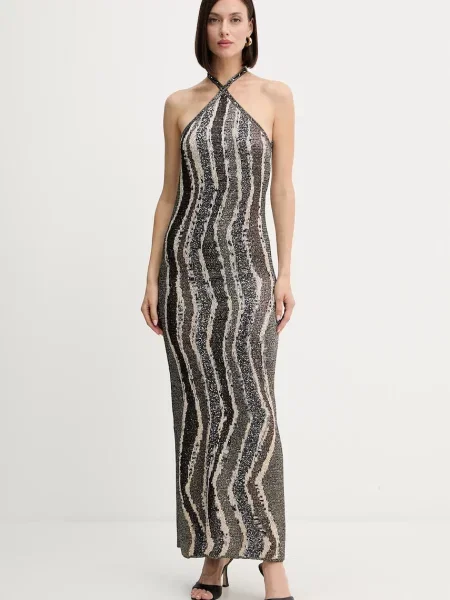 Obleka Missoni rjava