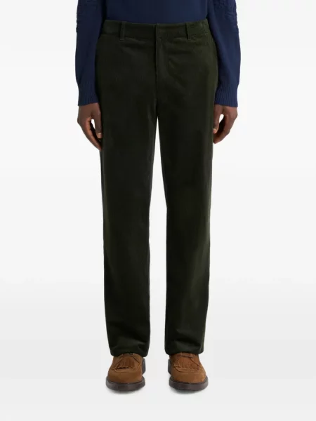 Pantaloni Etro de catifea cord verde