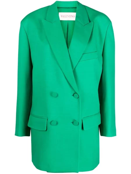 Sacou Valentino din crep verde