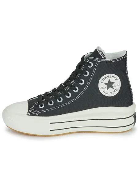 Sneakerși Converse cu platformă negru
